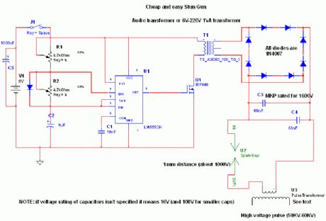 High Voltage Stun Gun