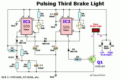Pulsing Third Brake Lights