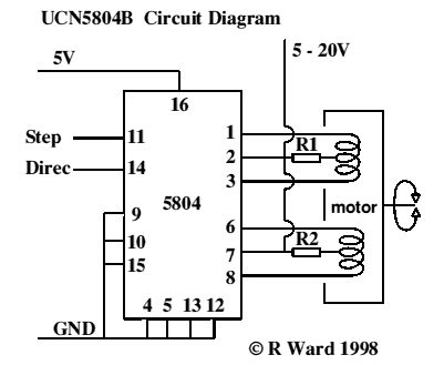 her til eksil Finde på Unipolar Stepper Motor Controller - Control_Circuit - Circuit Diagram -  SeekIC.com