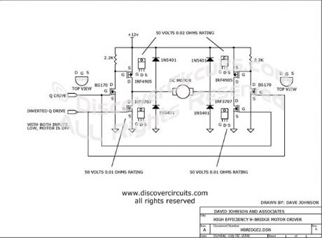 Low Voltage H-bridge circuit