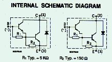 Darlington power transistors
