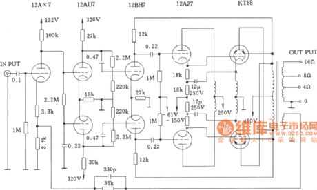 McLntosh 275 bile machine power amplifier circuit diagram