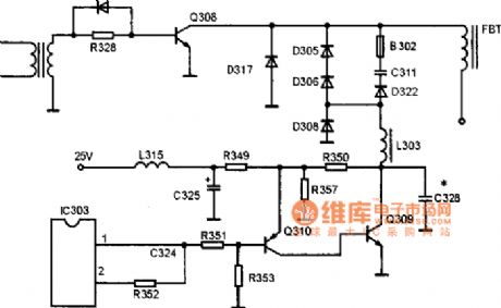 TCL MF707 type sc-reens pincushion correction circuit diagram