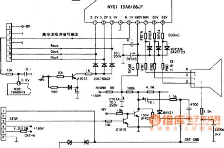 Changhong D2986-type color television circuit diagram