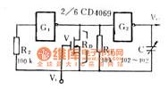 Made of CD4069 voltage-controlled oscillator circuit diagram