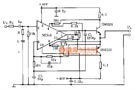 Audio amplifier circuit diagram