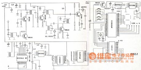 Lu lian intelligent remote alarm system electric schematic diagram