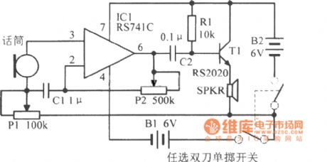 High gain op amp transistor output circuit diagram
