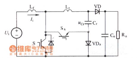 Improved ZCT-PWM converter topology circuit