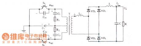 Soft switching circuit schematic circuit diagram