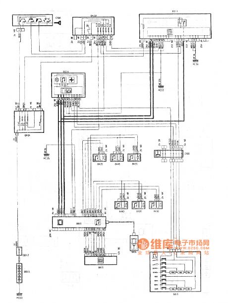 Dongfeng Peugeot Citroen Picasso 2.0 L engine cassette player circuit diagram