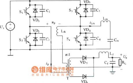 Improved phase-shifted full-bridge ZVS-PWM DC / DC circuit diagrams