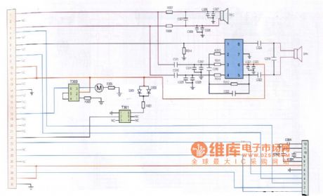 Dbtel type 3269 phone line circuit principle diagram