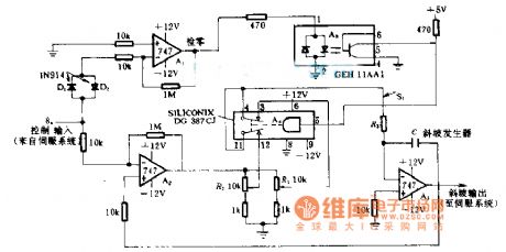 Up/down slope control circuit diagram