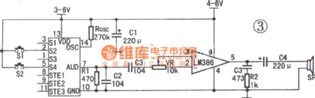 ML - 01 (voice broadcast) are connected to the LM386 g application circuit diagram