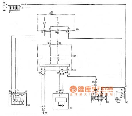 Palio starting and charging system circuit diagram