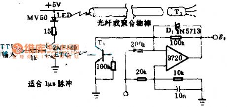 With isolation performance data coupling circuit diagram of electric power