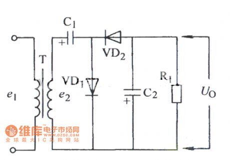 Double pressure rectifier circuit (2) circuit diagram