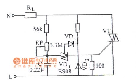 Triac no lag phase control circuit