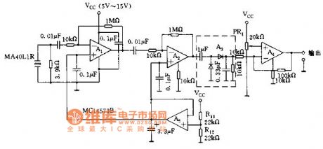 Ultrasonic sensor circuit
