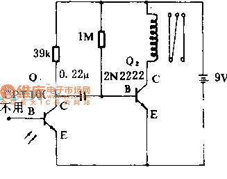 The light to change detector relay circuit diagram