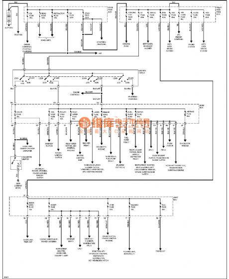 Mazda power circuit diagram