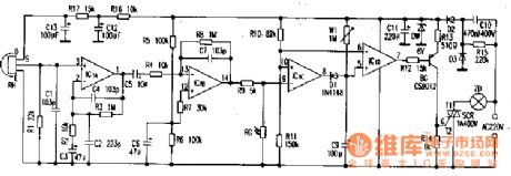 LM324 manufactured using low-cost PIR switch circuit diagram