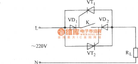 Common anode voltage thyristor trigger borrow circuit