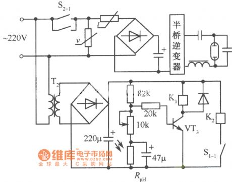 Automatic on/off (Rph photoresistance) circuit
