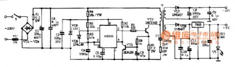 DC low-voltage regulated power supply circuit