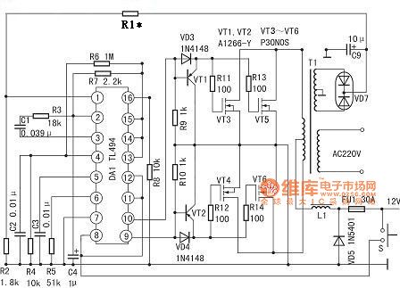 High power regulator inverter circuit diagrams