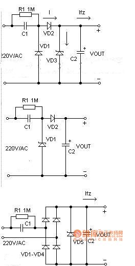 RC Buck power supply circuit