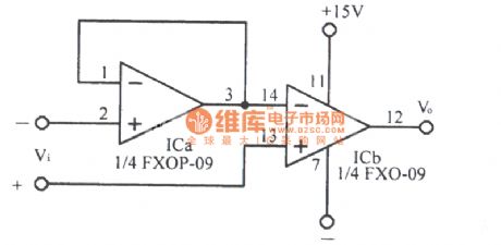 Zero-drift operational amplifier circuit diagrams