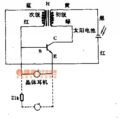 Solar power oscillation circuit diagram