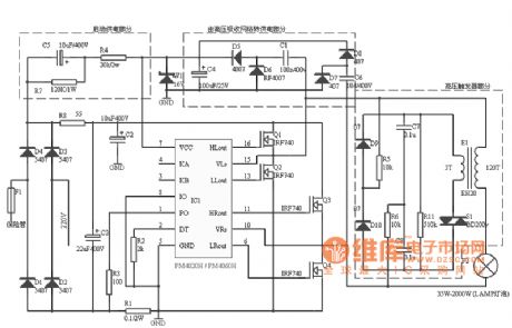 hid electronic ballast circuit diagram