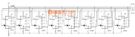 Eight AD7416 parallel circuit diagram