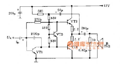 Loudspeaker overload protection circuit diagram