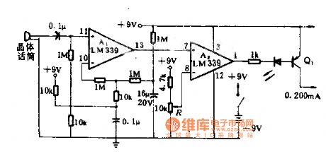 Sound incentive switch circuit diagram