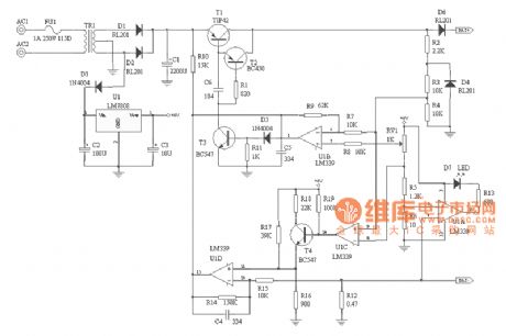 Lead-acid battery charger circuit diagram