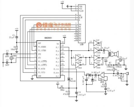 Hardware circuit ultrasonic range finder