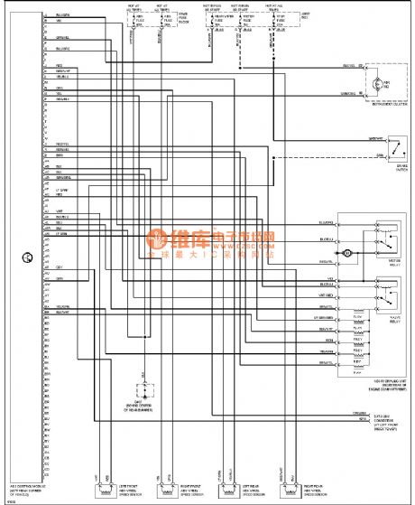 Mazda ABS circuit diagram
