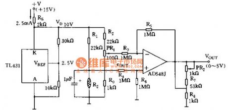 Platinum thermal resistance practical amplification circuit diagram