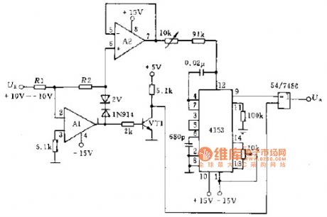 Signal repeater circuit schematic