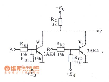 Two input transistor nor gate circuit diagram