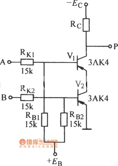 Two input transistor nand gate circuit diagram