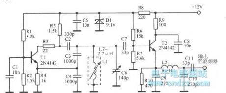 3.955-4.455MHz VF0 circuit