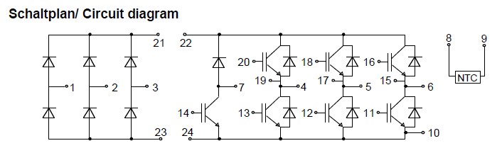 BSM25GP120 circuit diagram