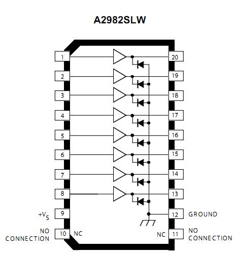 A2982SLW pin configuration