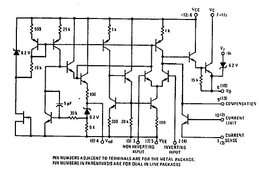 MC1723G block diagram