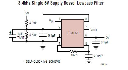 LTC1065CSW application circuit